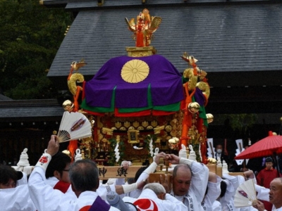 元伊勢籠神社例大祭の神輿