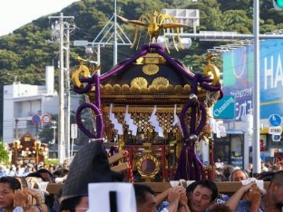 叶神社例大祭の神輿