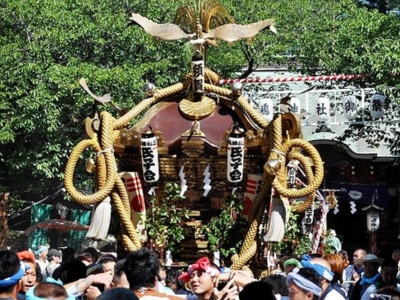 三嶋神社例大祭の神輿