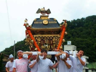 宗像神社例大祭の神輿